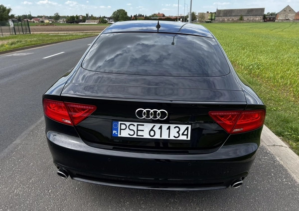 Audi A7 cena 62500 przebieg: 255000, rok produkcji 2012 z Śrem małe 781